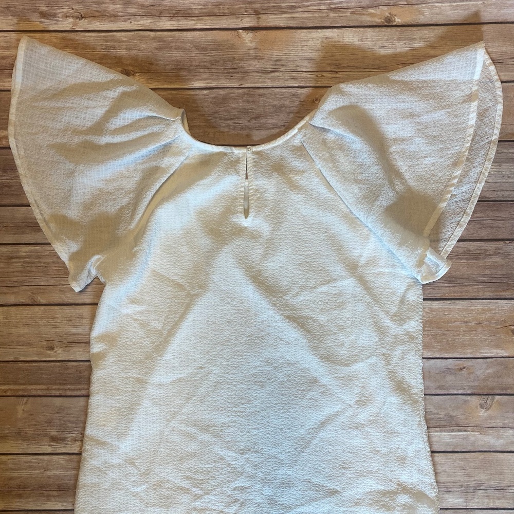 Banana Republic Flutter Sleeve Blouse - Picture 2 of 2